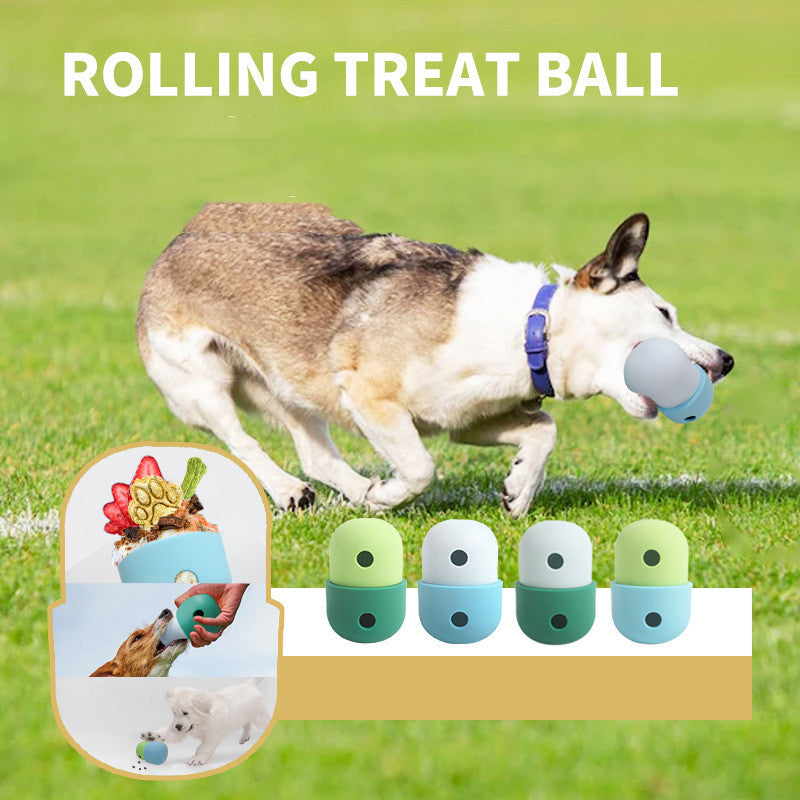 Fun and Functional Silicone Dog Toy Ball
